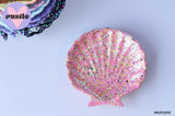 Shell Pink Multi Glitter Dish/Trinket Tray