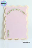 Shopping List Layered Acrylic Sign
