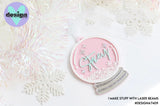 Custom Name Snow Globe Christmas Tree Decoration (Shake it!)