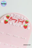 Custom Name Berry First Year Photo Board (2 Sizes)