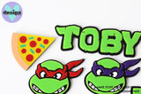 Turtles Theme Layered Cake Charms