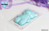 Blue Glitter Worry Bear
