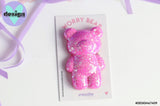 Pink Glitter Worry Bear