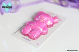 Pink Glitter Worry Bear