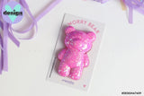 Pink Glitter Worry Bear