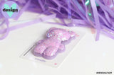 Lavender Glitter Worry Bear