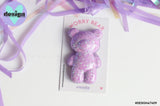 Lavender Glitter Worry Bear