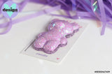 Lavender Glitter Worry Bear