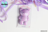 Lavender Glitter Worry Bear