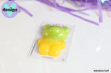 Lime/Yellow Worry Bear