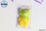 Lime/Yellow Worry Bear