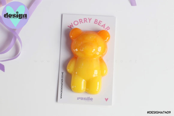 Orange/Yellow Worry Bear