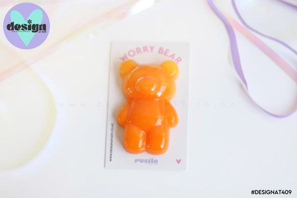Yellow/Orange Worry Bear