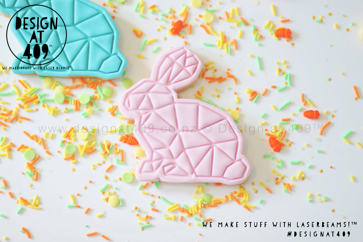 Geo Bunny Rabbit Stamp & Cutter – Design at 409