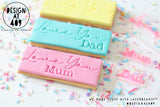 Love You With Mum / Dad Stamp & Cutter Set