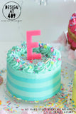 Letter Cake Topper