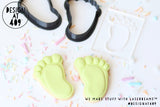 Baby Feet Cookie Cutters and/or Reversible Press Stamp