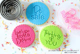 Love You From A Distance Acrylic Embosser Stamp
