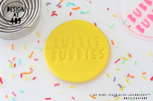 Bubble Buddies Acrylic Embosser Stamp