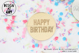 Happy Birthday Small or Large Celebration Cake Dots