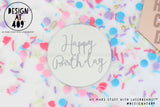 Happy Birthday Small or Large Celebration Cake Dots