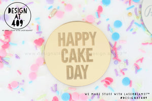 Happy Cake Day Large / Celebration Cake Dots