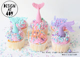 Cupcake Words Toppers (4 fonts)