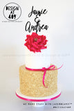 Custom Name & Name Cake Topper