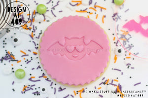 Cute Bat Acrylic Embosser Stamp