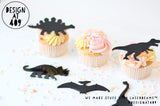 Dinosaur Shaped Cut Out Celebration Cake Dots