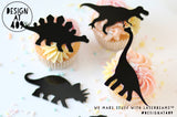 Dinosaur Shaped Cut Out Celebration Cake Dots