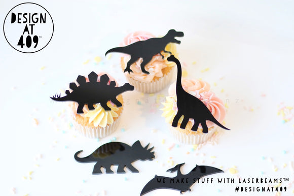 Dinosaur Shaped Cut Out Celebration Cake Dots
