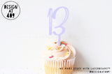 Acrylic Double Number Cake Topper - 2 sizes