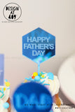 Mini Happy Father's Day / Hari Rā Pāpā Cake Toppers