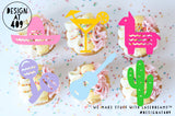 Fiesta Shaped Cut Out Cupcake Topper