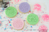 Floral 4 Acrylic Embosser Stamp