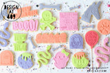 Trick Or Treat Raised Stamp & Cutter