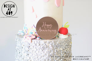 Happy Anniversary Large / Celebration Cake Dots