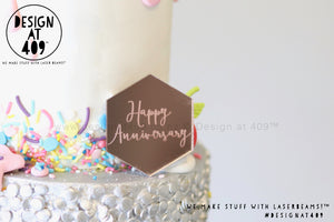 Happy Anniversary Small / Celebration Cake Dots