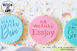 Happy Birthday/Hari Huritau/Rā Whānau Custom name Acrylic Embossing Stamp