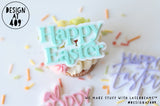 Happy Easter Layered Cake Name