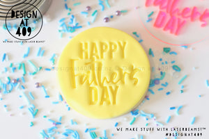 Happy Father's Day 2 Acrylic Embosser Stamp