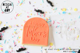 Happy Father's Day 1 Raised Acrylic Fondant Stamp