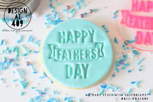 Happy Father's Day 3 Acrylic Embosser Stamp