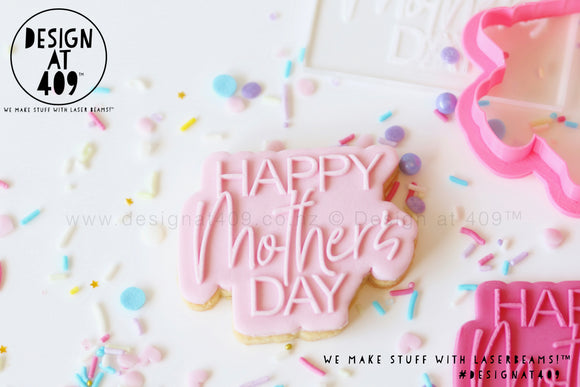 Happy Mother's Day Raised Stamp & Cutter