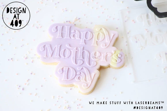 Happy Mother's Day 2 Raised Stamp & Cutter