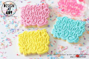 Happy Valentine's Day Embossing Stamp & Cutter