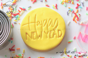 Happy New Year Acrylic Embosser Stamp