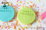 Hari Huritau or Rā Whānau or Happy Birthday With Space Acrylic Embosser Stamp