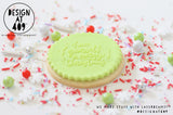 Have Yourself A Merry Christmas Raised Acrylic Fondant Stamp